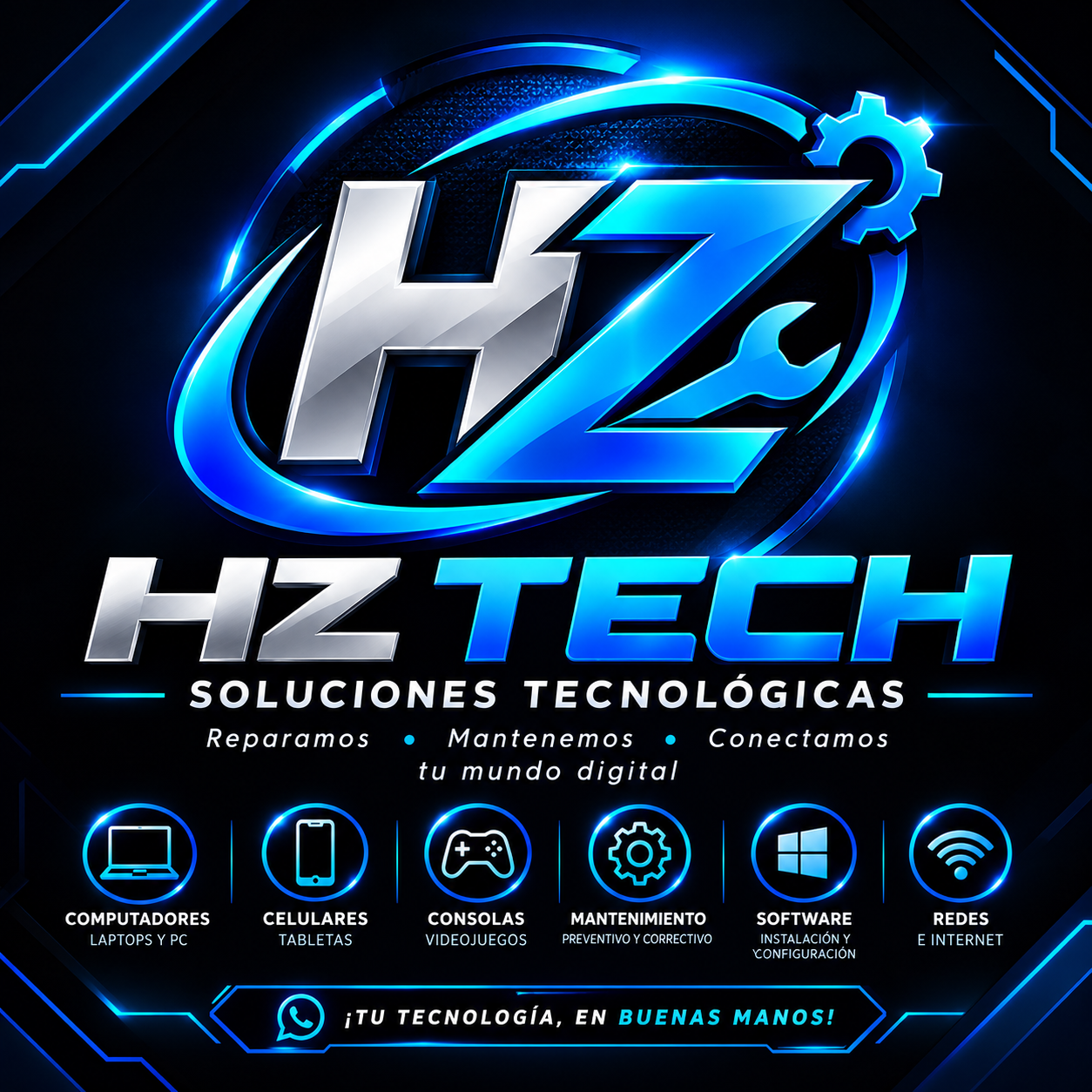 Logo oficial HZ TECH